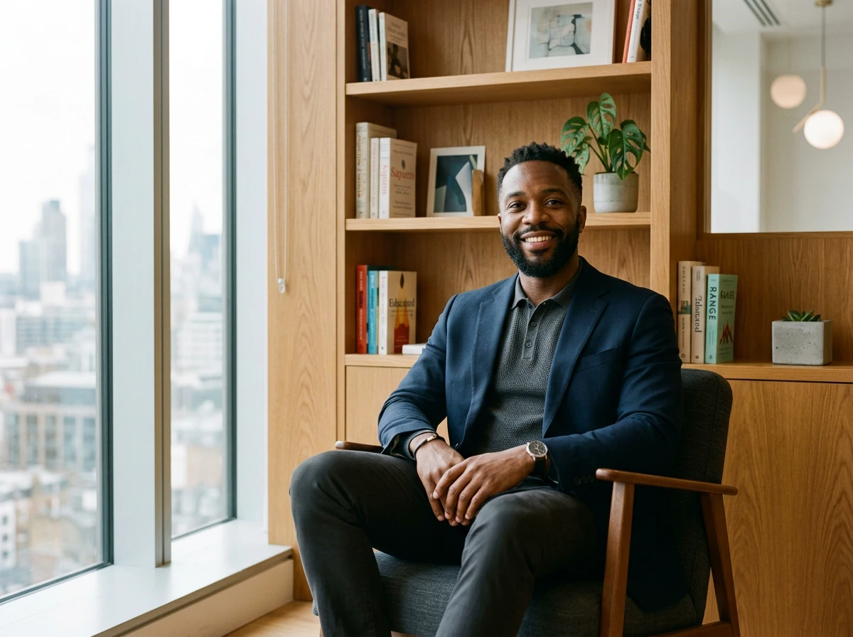 Marcus Cole in his office